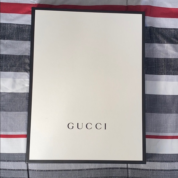 Gucci Silk red & blue silk scarf - Picture 2 of 2